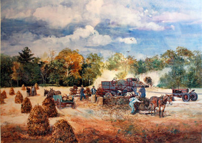 Peanut Harvest II by Artist Jack C. DeLoney