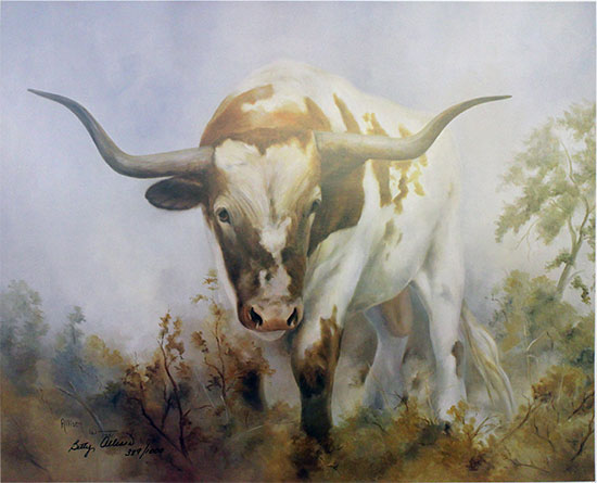 "Proud Horns" Limited Edition by Betty Allison 